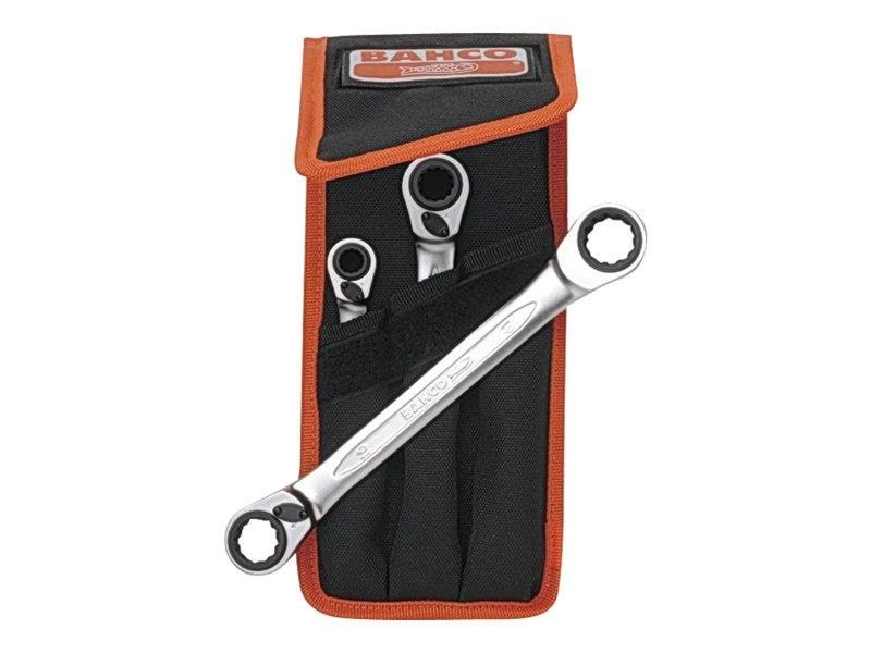 Bahco S4rm - Box-end Ratcheting Wrench Set - 3 Pieces - Haus Garten S4rm/3t