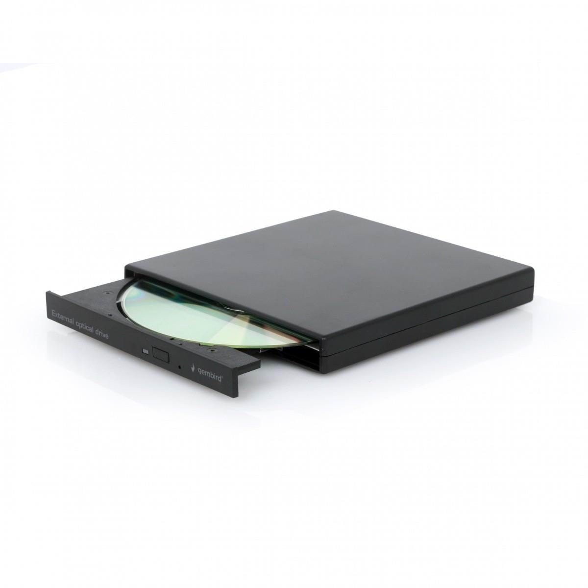 Gembird Dvd±RW (±R DL) Drive - Usb 2.0 - External - Dvd-rw (Brenner) - Usb 2.0 - Schwarz - Optisches Laufwerk Dvd BR Floppy