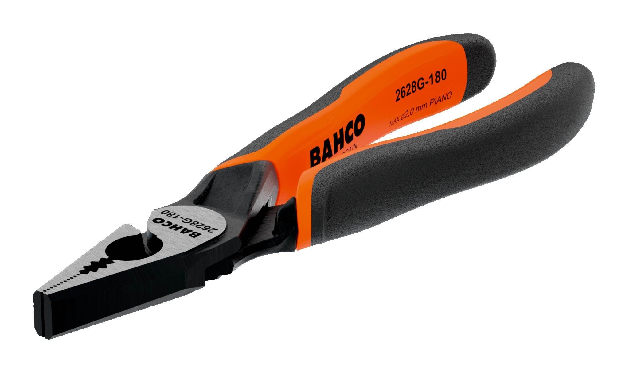 Bahco Ergo Combination Pliers With Self-opening Dual-component Handles And Phosphate Finish 200 mm - Handwerkzeuge