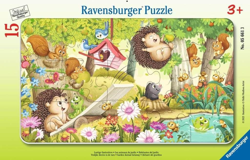 Ravensburger Funny Garden Animals (15) - Puzzle 10105661