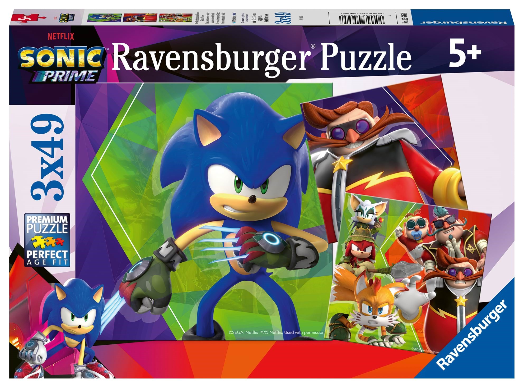 Ravensburger Sonic Prime 3x49p - Puzzle