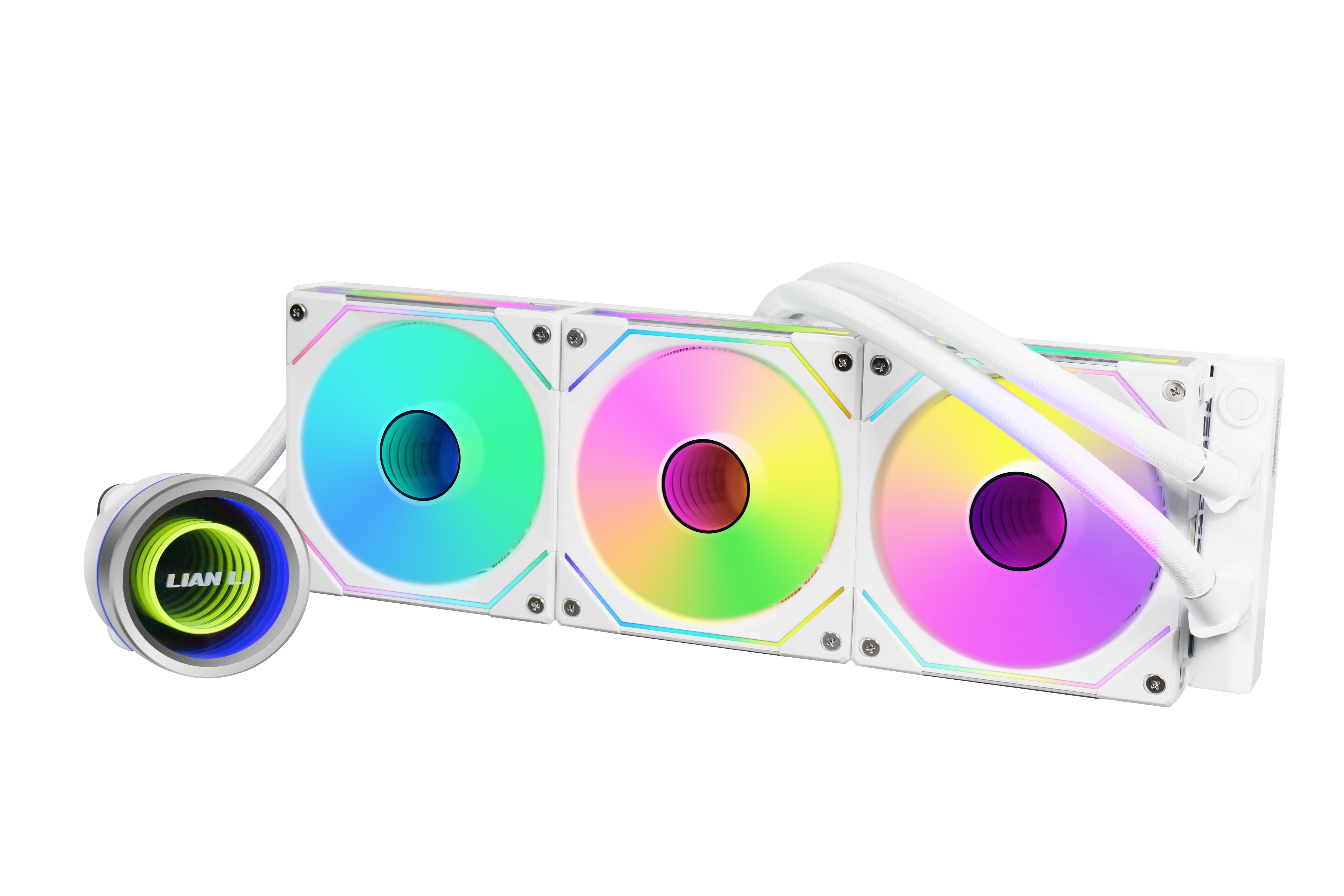 Lian Li Galahad II Trinity SL Inf 360mm White - Argb - Cpu-wasserkühlung - Max 29 Dba - Cpu Kuehler Weiß Mit Rgb-beleuchtung Ga2t36inw