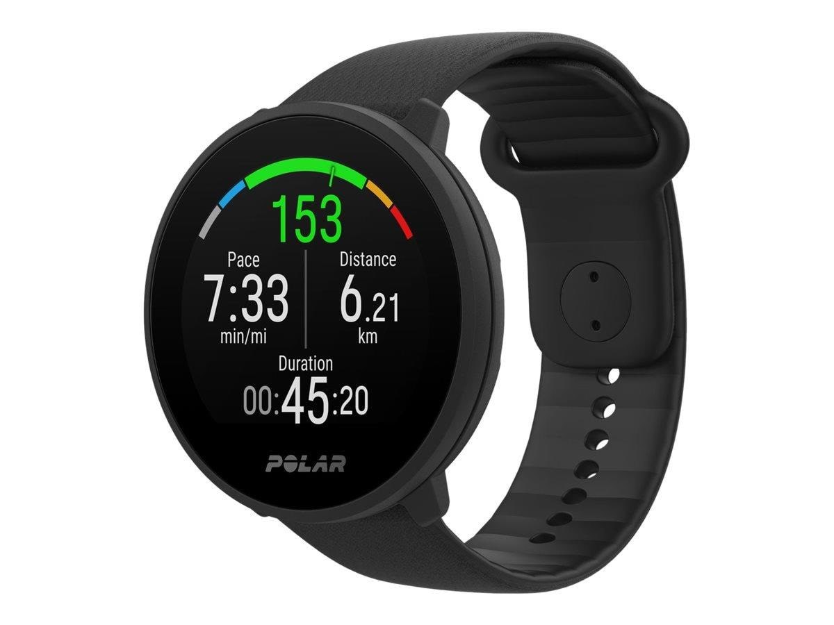 Polar Unite Sport Watch With Band - Black - 32 MB - Smartwatches Pulsuhren Sportuhren Schrittzaehler