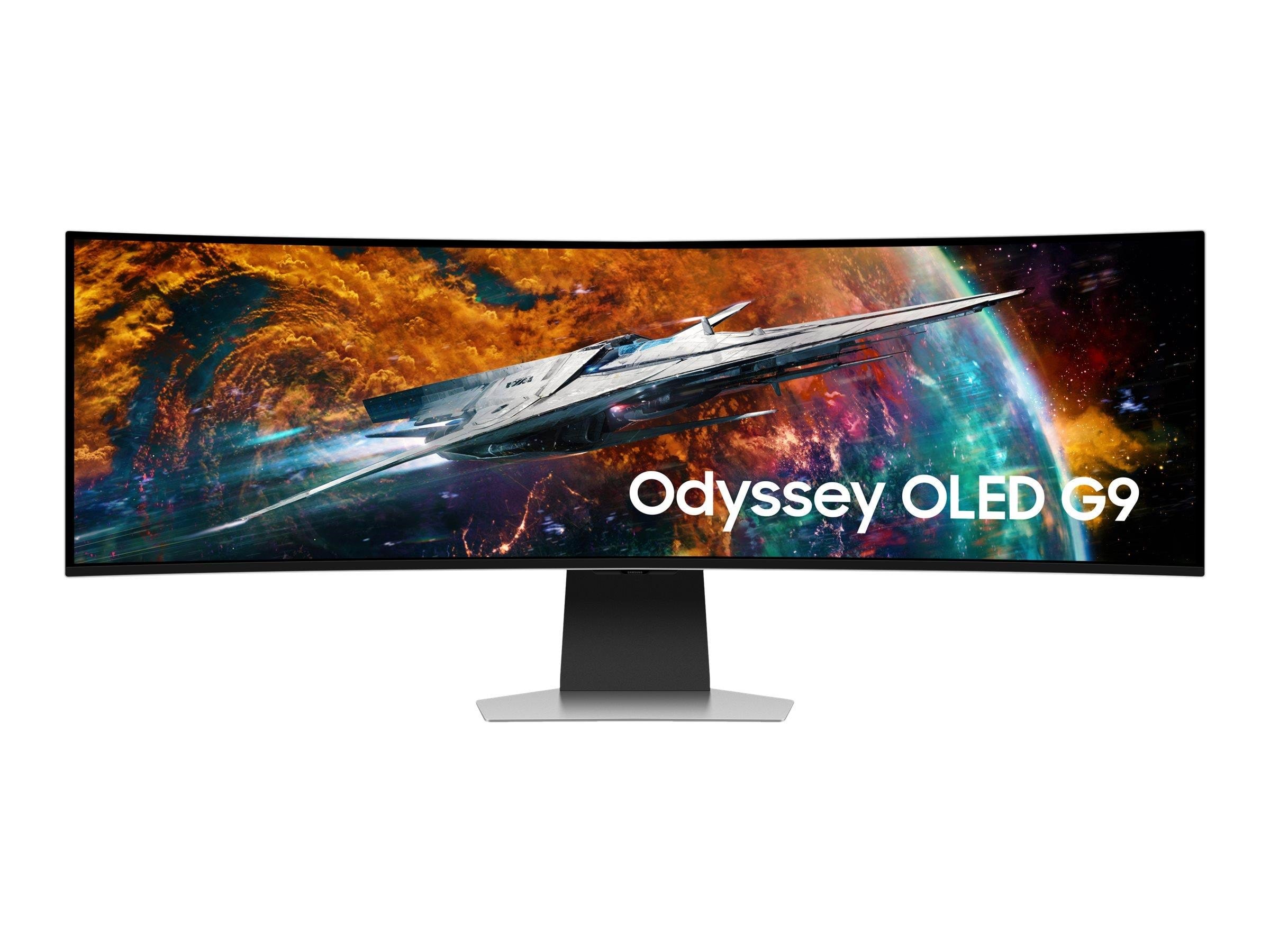 49" Samsung Odyssey Oled G9 S49cg950su - 5120x1440 - 240hz - Oled - Bildschirm Silver Ls49cg950suxen