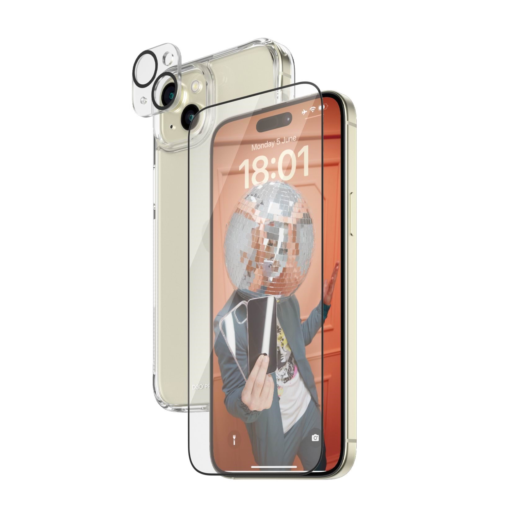 Panzerglass 3-in-1 Pack Iphone 15 Plus - Handys Schutzfolie