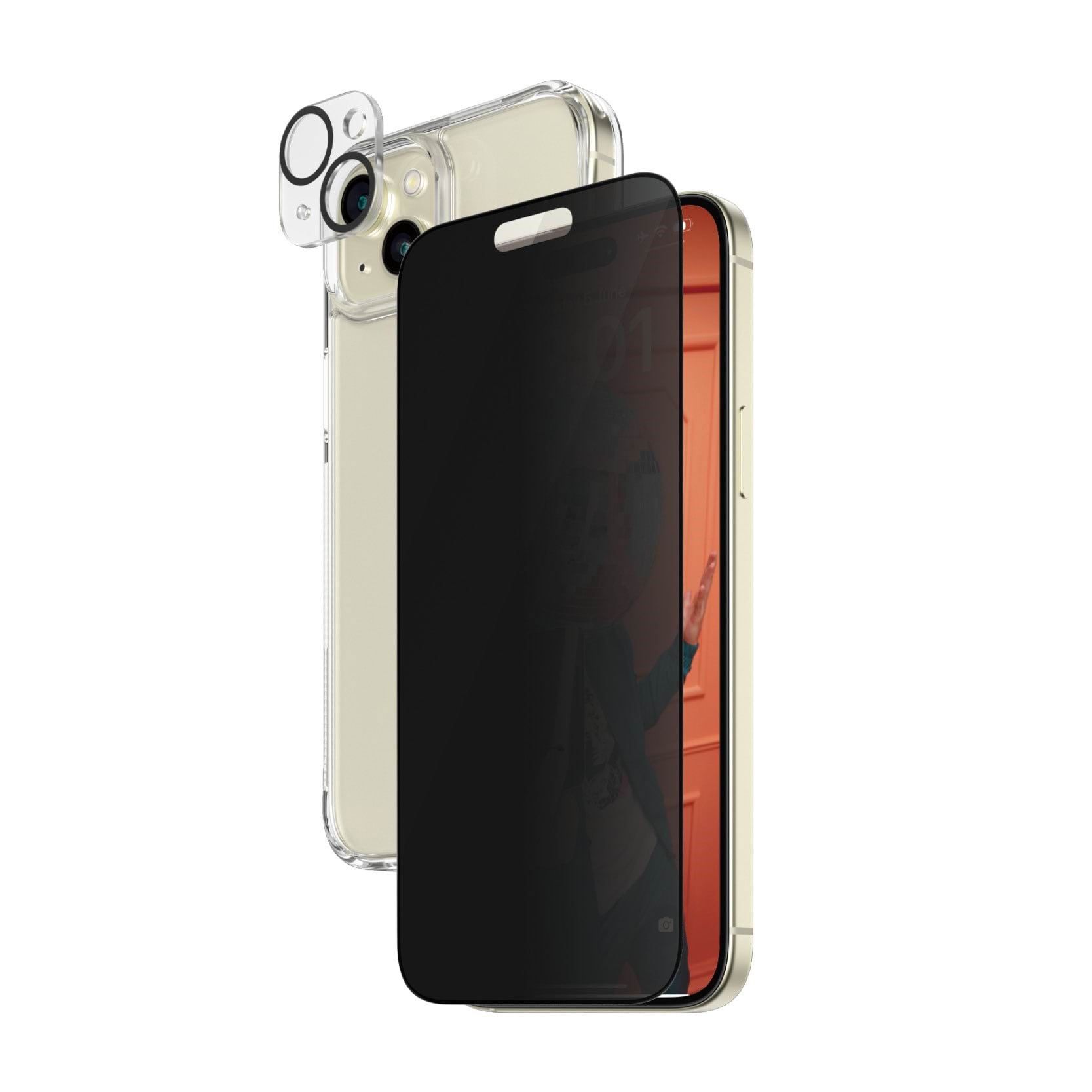 Panzerglass Privacy 3-in-1 Pack Iphone 15 Plus - Handys Schutzfolie