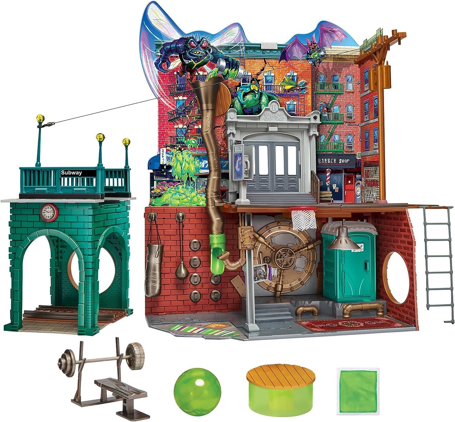 Playmates Toys Mutant Mayhem Large Playset Sewer Lair Dlx - Figuren 46-83478