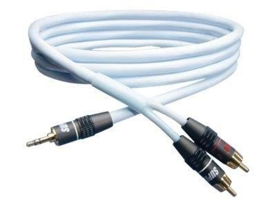 Supra Biline Mp-rca Audiocable 3.5 mm Jack - Rca Ice Blue 2 m - Audio Kabel Blau 1001900750