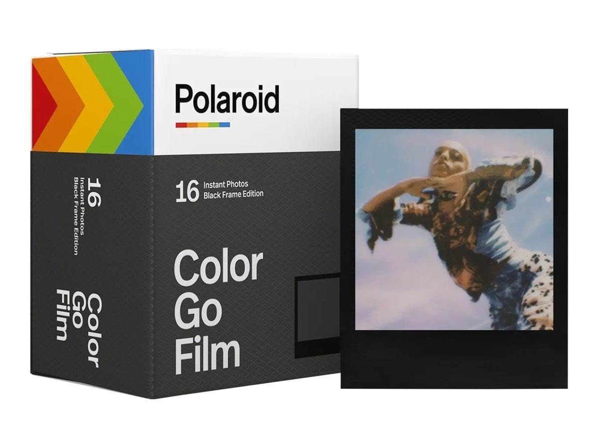 Polaroid Color Film Go Type (8 Exposures) - Black Frame - 2-pack - Photo Film
