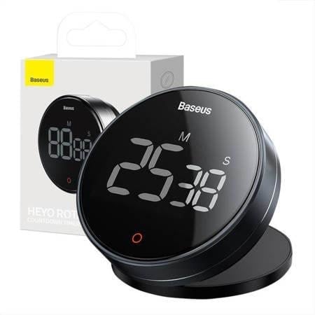 Baseus Rotation Countdown Timer Heyo Pro Dark (Grey) - Andere Kuechengeraete Fmds000013