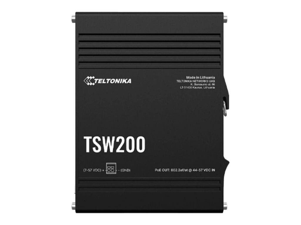 Teltonika Tsw200 Industrial Poe+ Switch (Tsw2000000b0 / Standard Package Without Psu) - Switches