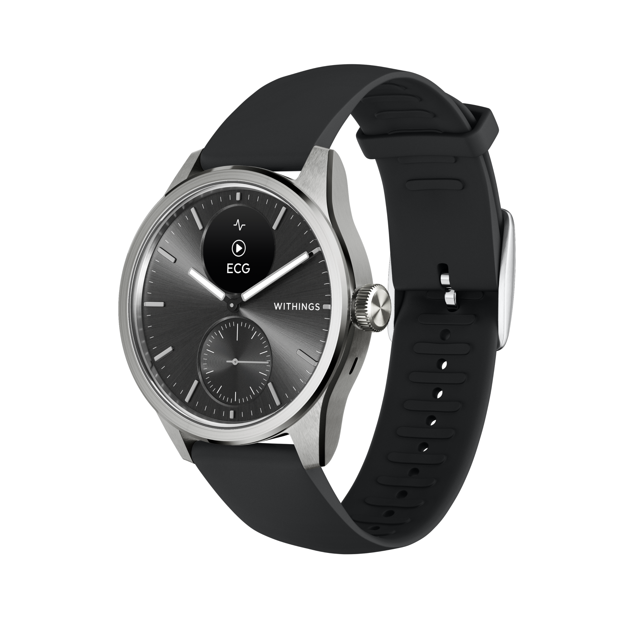 Withings Scanwatch 2 - 42mm - Schwarz - Smartwatches Pulsuhren Sportuhren Schrittzaehler Black Hwa10-model 4-all-int