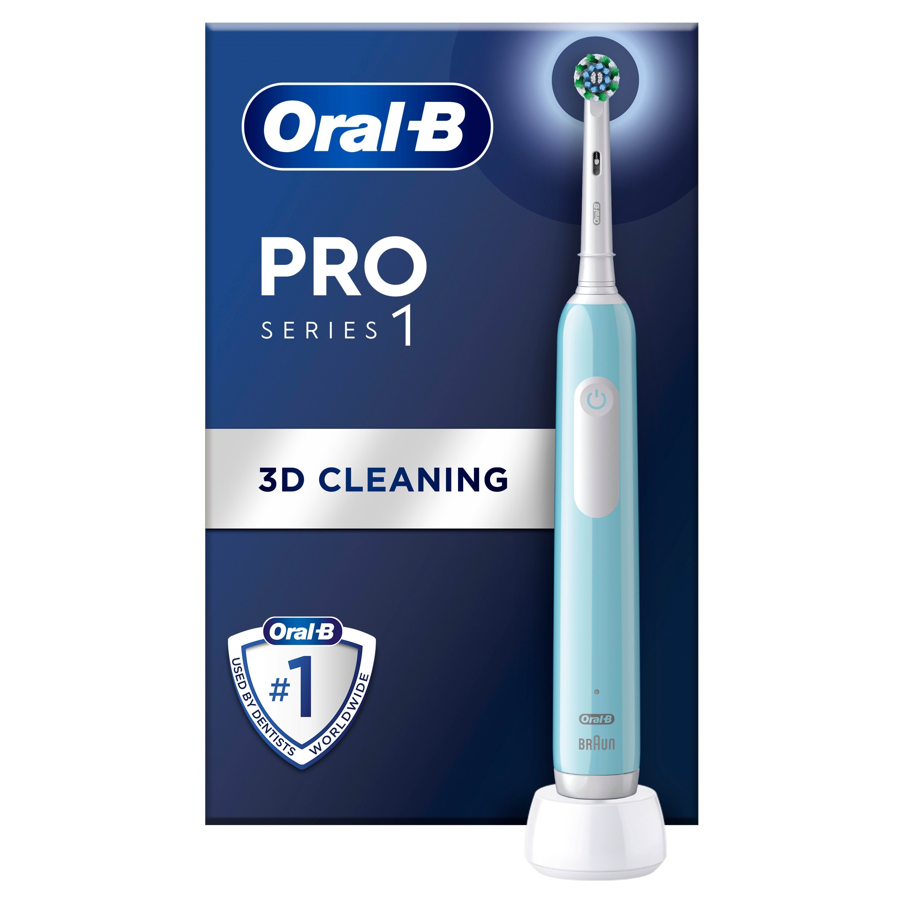 Oral-b Elektrische Zahnbürste Pro1 Turquoise + Extra Brush Head - Elektrische Zahnbuersten