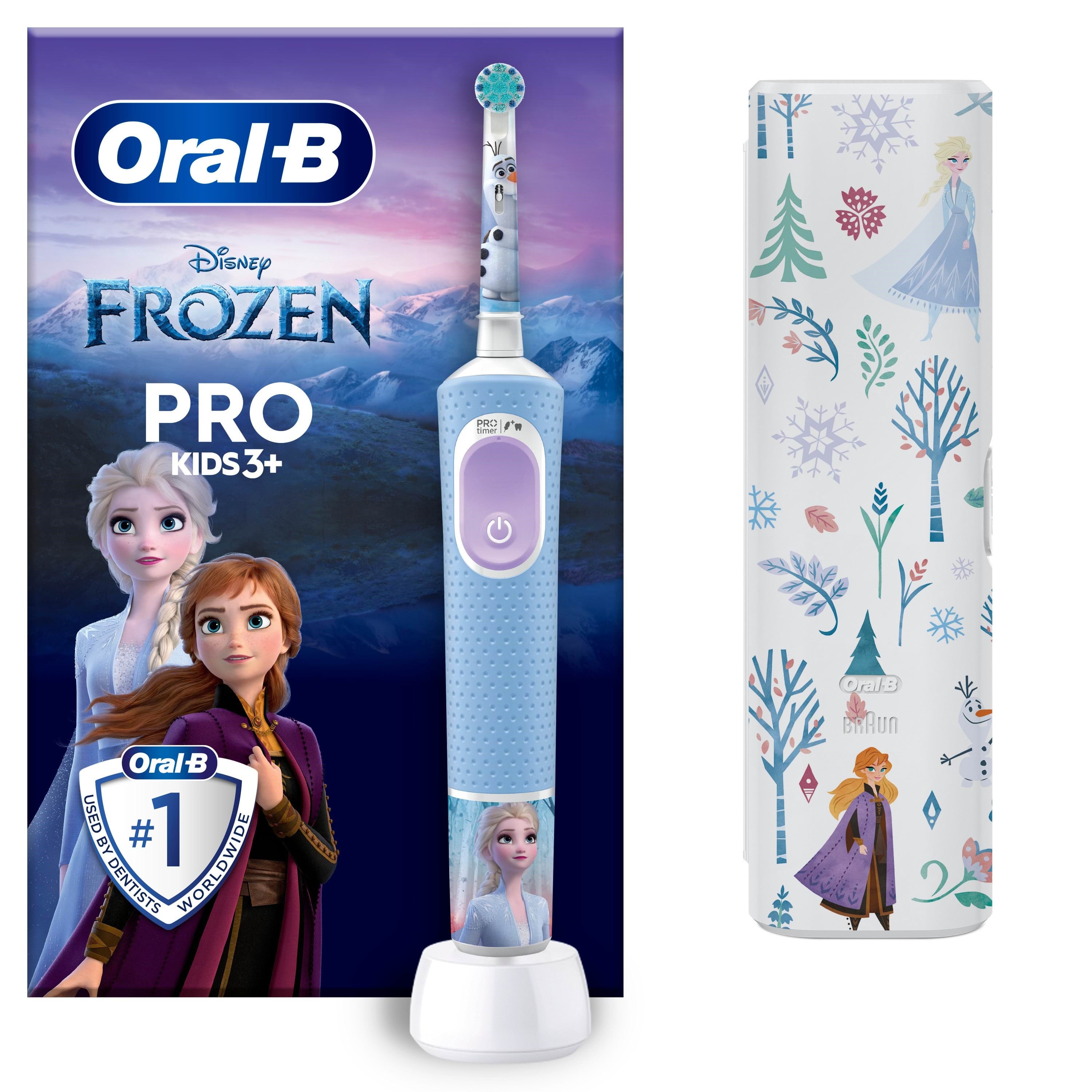 Oral-b Elektrische Zahnbürste Vitality Pro Kids Frozen + Case - Elektrische Zahnbuersten