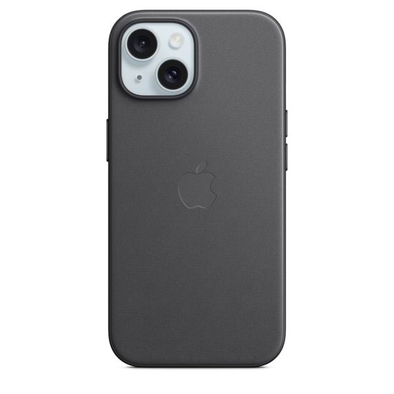 Apple Iphone 15 Finewoven Case With Magsafe - Black - Handys Cover Cases Mt393zm/a