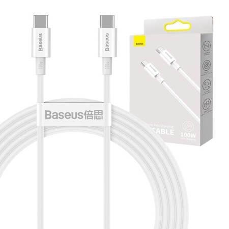 Baseus Superior Series Cable Usb-c to Usb-c 100w 2m (White) - Usb Kabel
