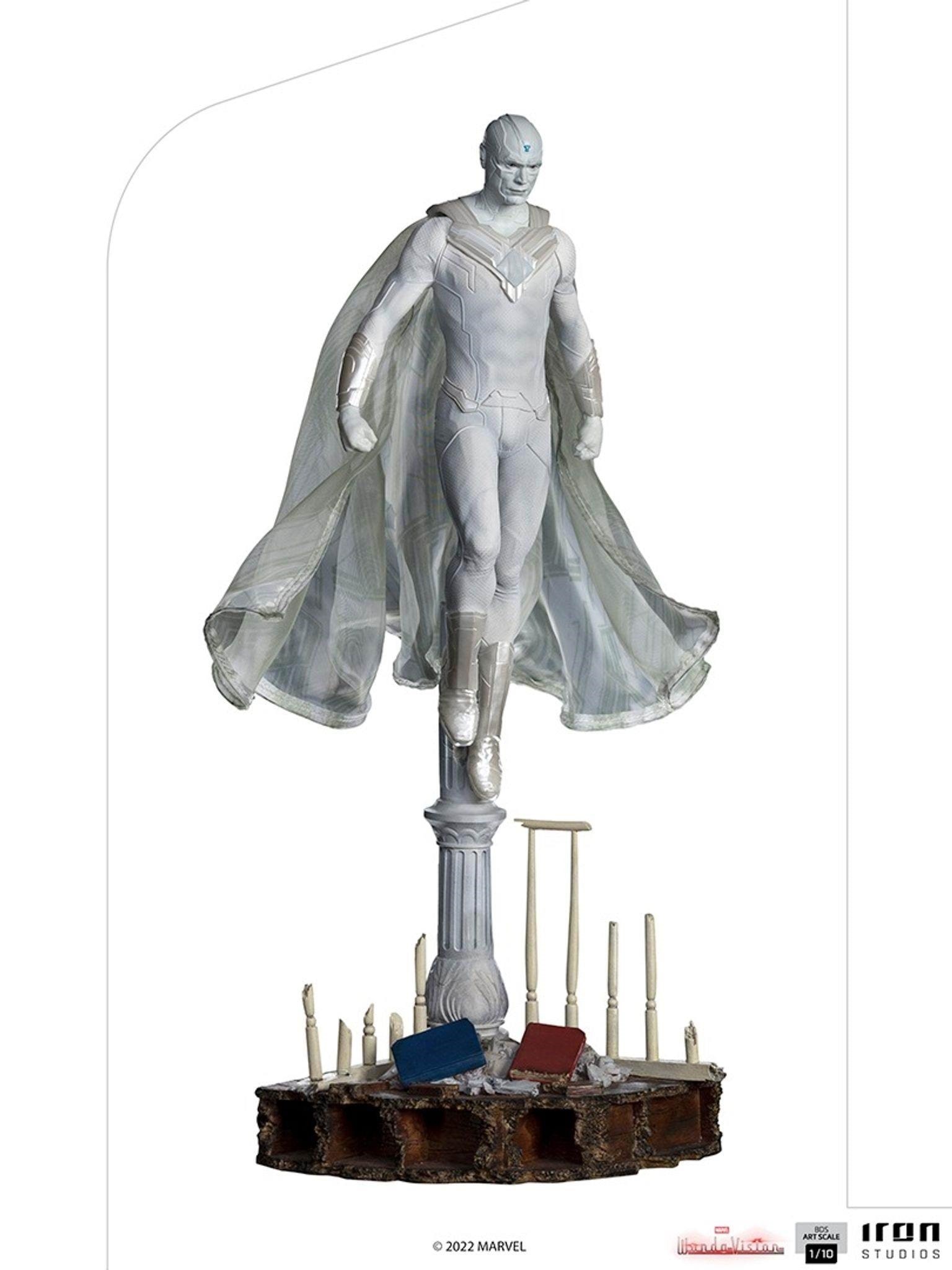 Iron Studios - Marvel Wandavision: Bds 1:10 Art Scale Statue (White Vision) 33cm - Figur - Merchandise 0609963129096