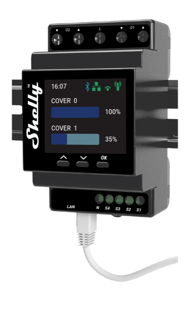 Shelly Pro Dual Cover PM - Smart Home