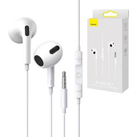 Kopfhörer - Baseus Encok H17 Earphones (White) - Kopfhoerer/headsets
