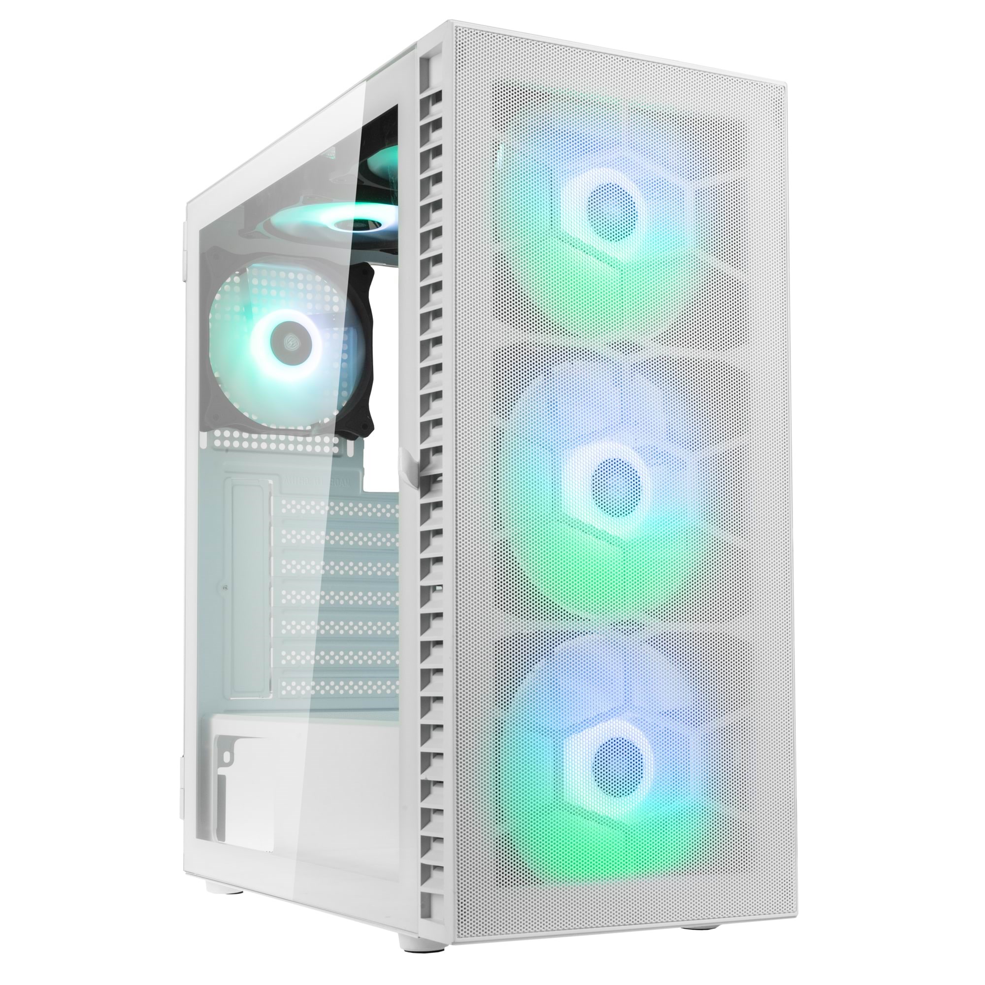 Kolink Observatory HF Mesh Argb Midi Tower Case - White - Gehäuse - Desktop - Weiß - Gehaeuse