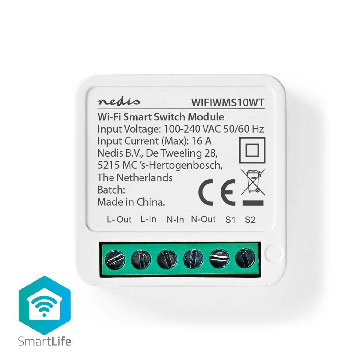 Nedis Smartlife Power Switch - Smart Home Wifiwms10wt