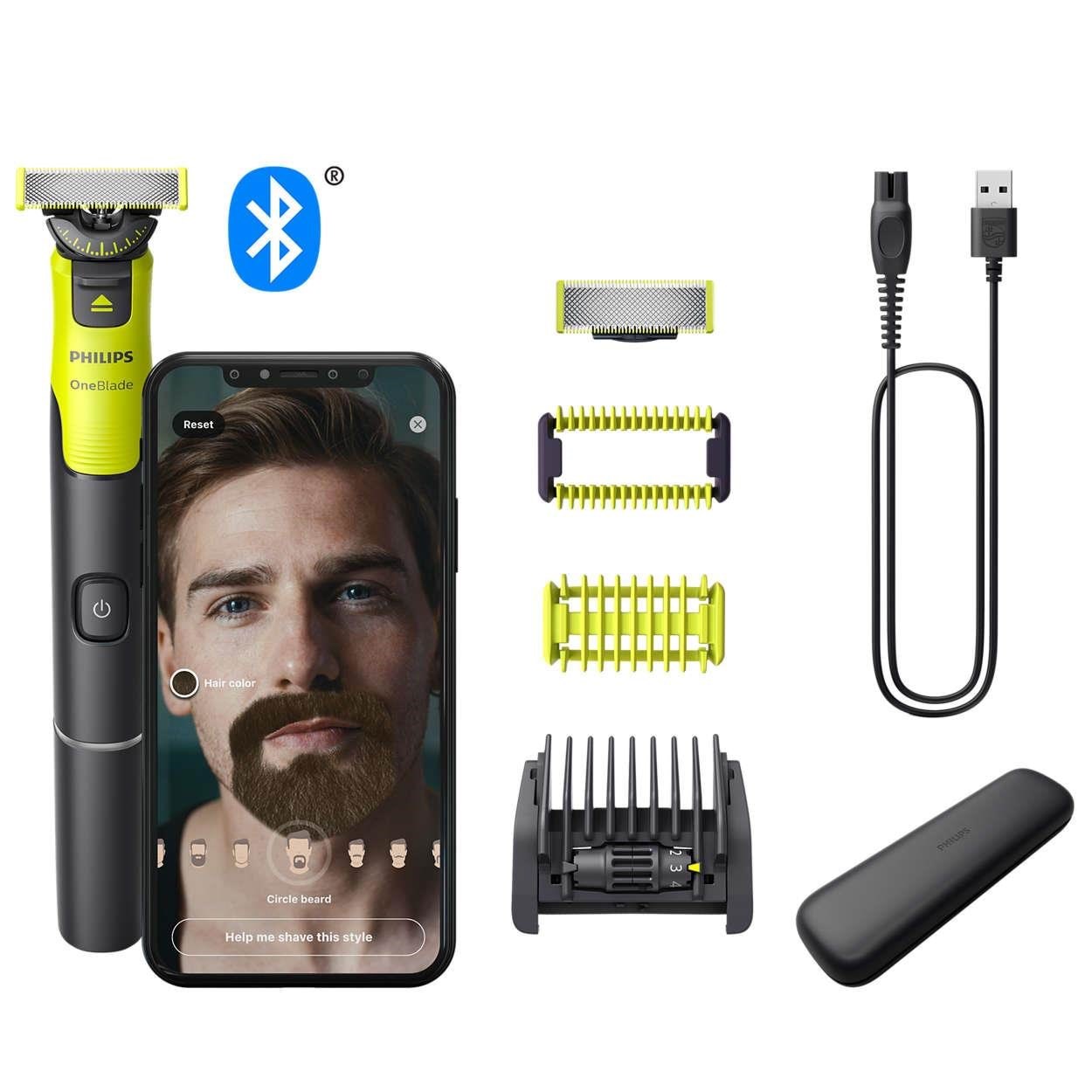 Philips Barttrimmer Oneblade 360 With Connectivity Face + Body - Haarschneidegeraete Qp4631/65