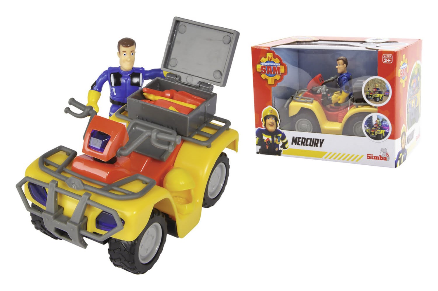 Simba Sam Mercury-quad Incl. Figurine - Spielzeugauto 109257657