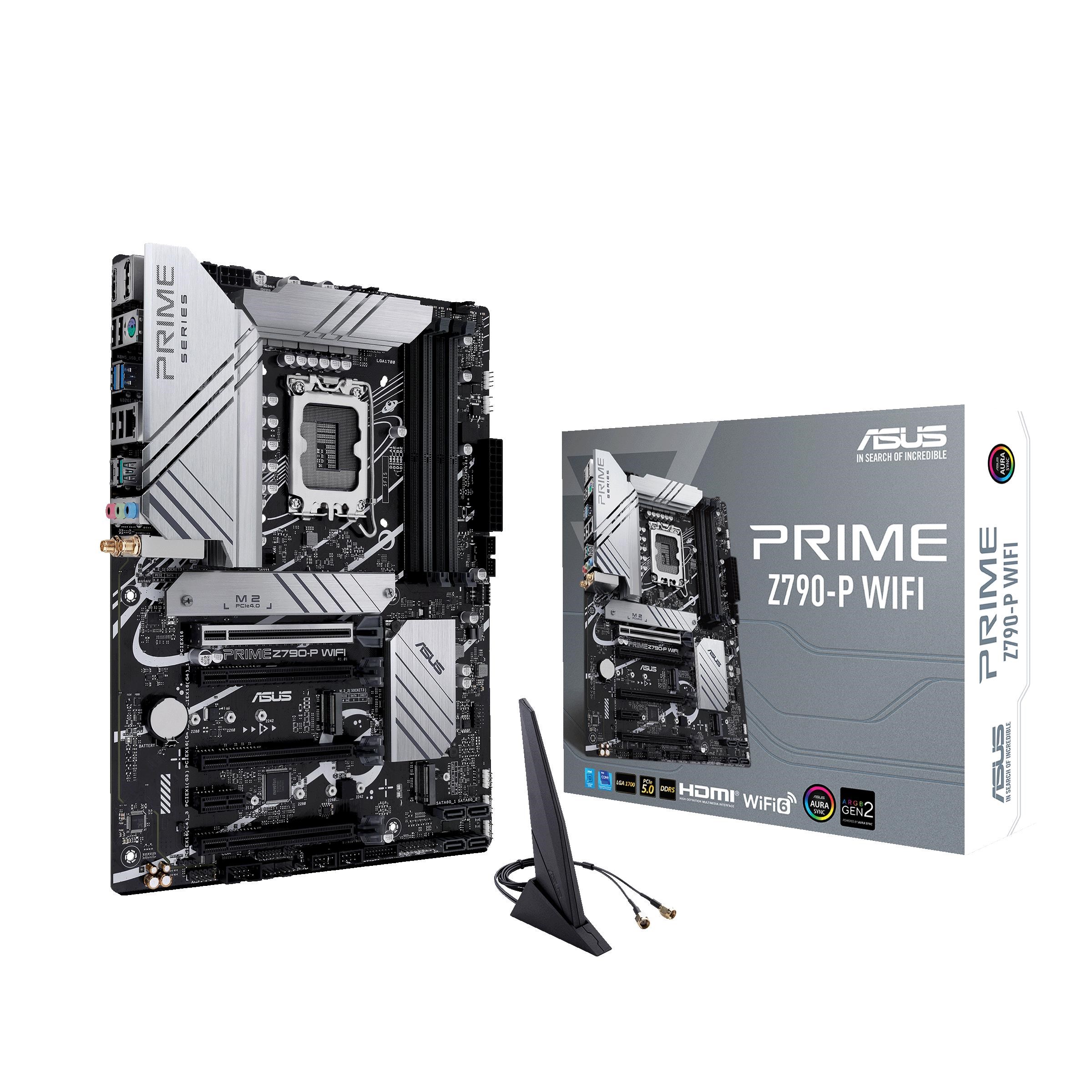 Asus Prime Z790-p Wifi (V2) Mainboard - Intel Z790 - Intel Lga1700 - Ddr5 Ram - Atx 90mb1cj0-m1eay0