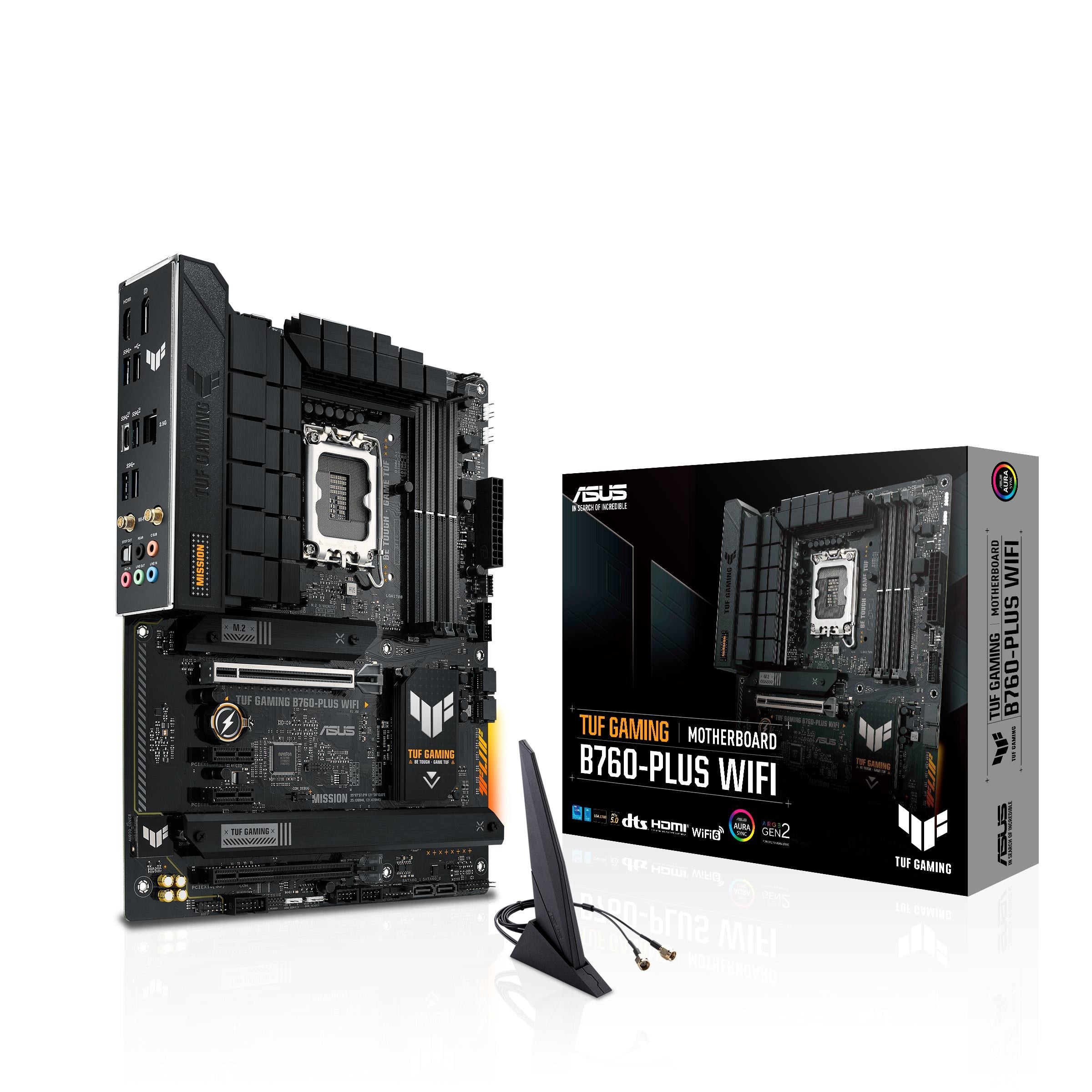 Asus Tuf Gaming B760-plus Wifi (V2) Mainboard - Intel B760 - Intel Lga1700 - Ddr5 Ram - Atx