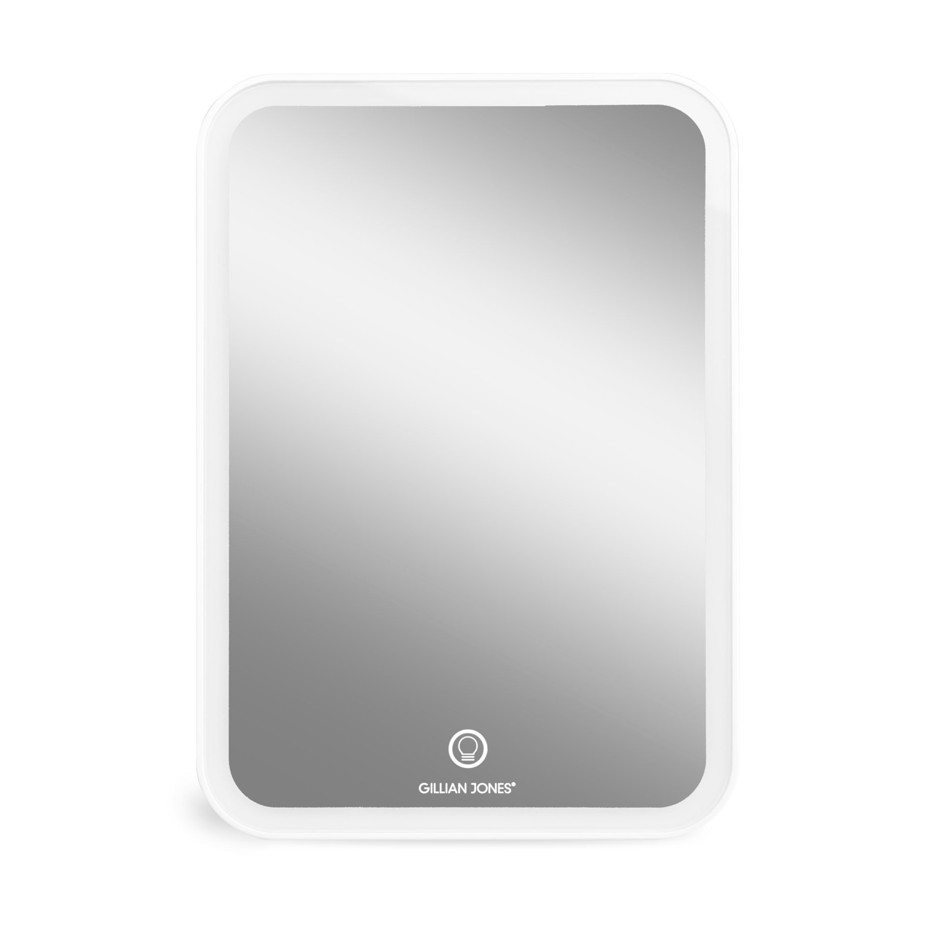 Gillian Jones Tablet Mirror With Led And Usb-c - White - Kosmetik Spiegel