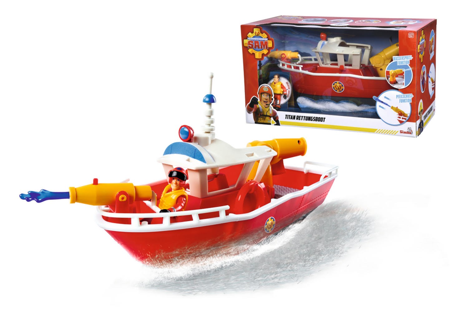 Simba Sam Titan Fireboat - Spielzeugauto 109252580