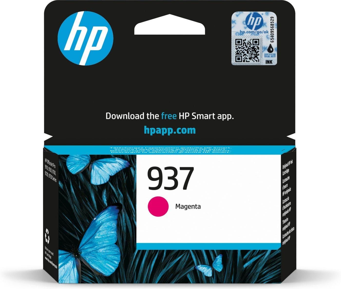 HP 937 / 4s6w3ne - Magenta Ink - Druckerzubehoer Tinte Toner