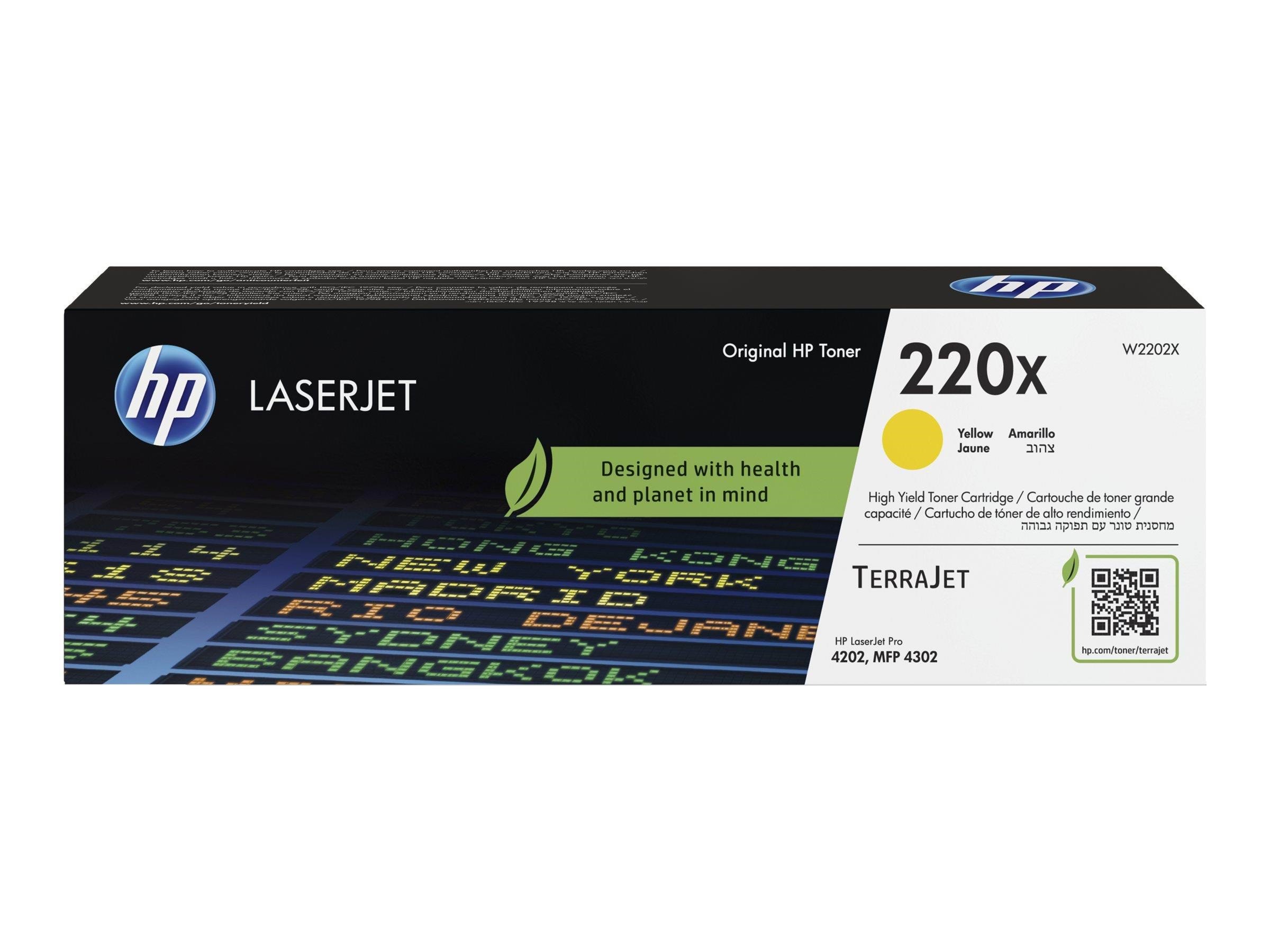 HP 220x / W2202x - High Yield - Yellow Toner - Druckerzubehoer Tinte Toner Gelb