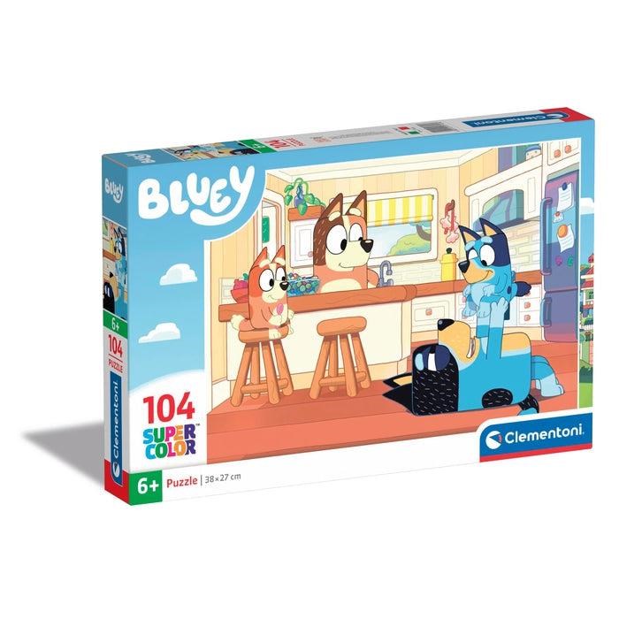Clementoni Jigsaw Puzzle - Bluey in The Kitchen 104st. 2D Puzzles 27169