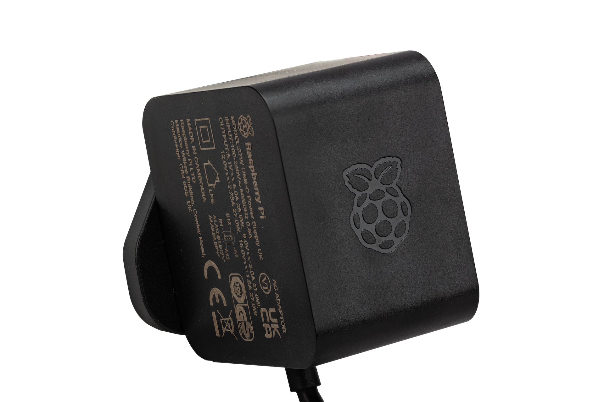 Raspberry Pi 5 Powersupply - Usb-c - Black - Mini Pcs Android Raspberry Pi Sc1157
