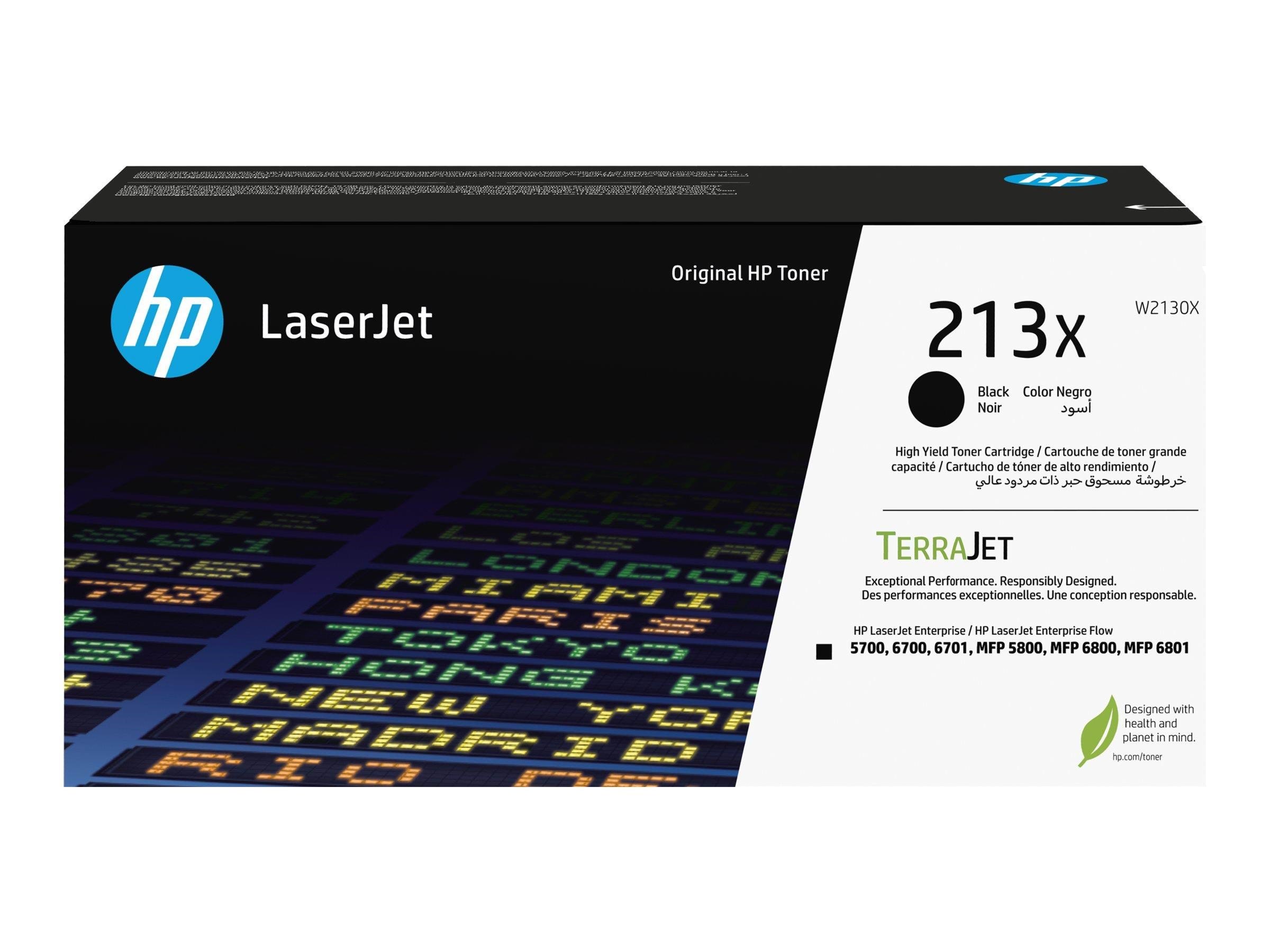 HP 213x / W2130x - Black Toner - High Yield - Druckerzubehoer Tinte Toner Cyan