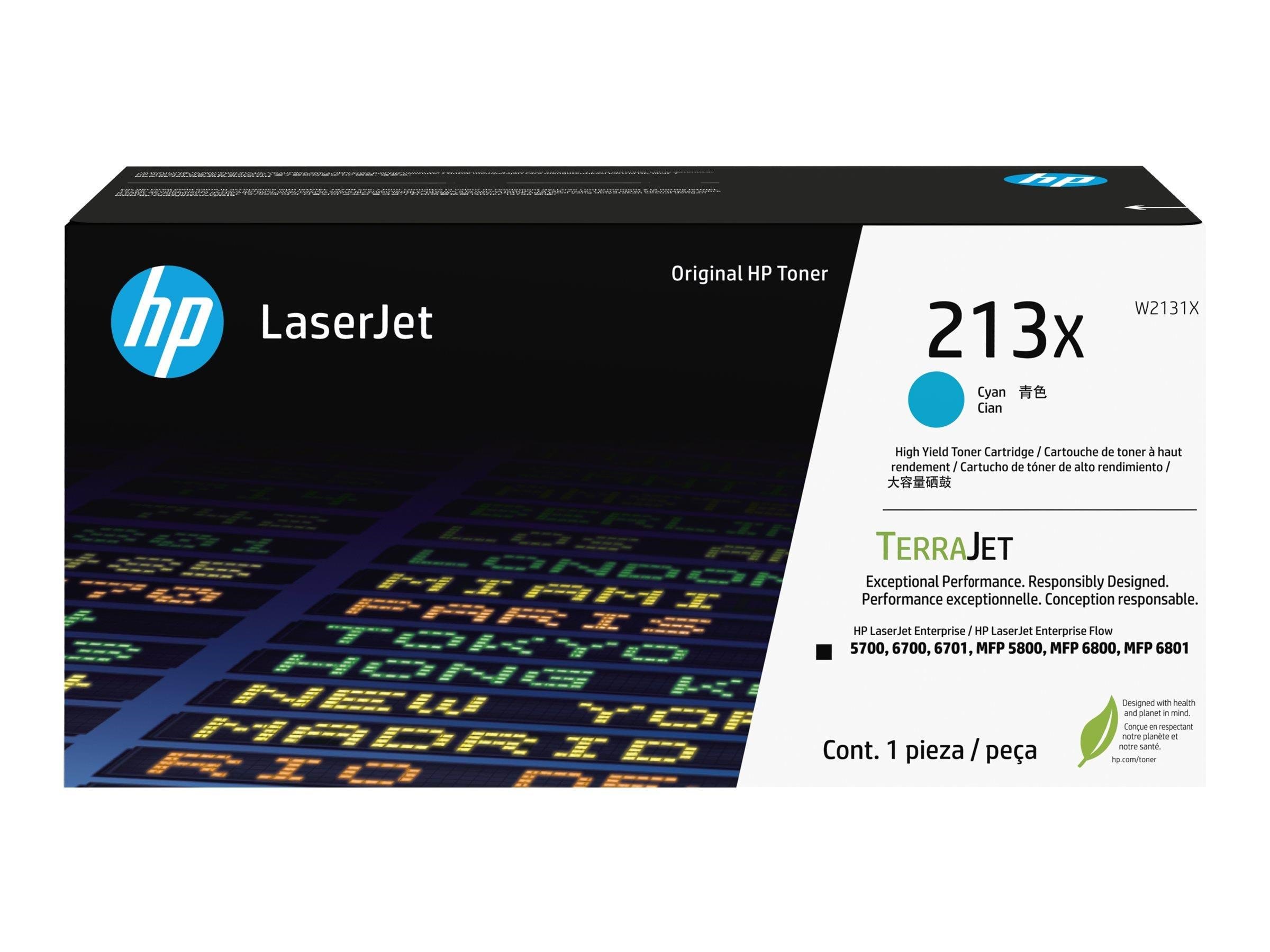 HP 213x / W2131x - Cyan Toner - High Yield - Druckerzubehoer Tinte Toner