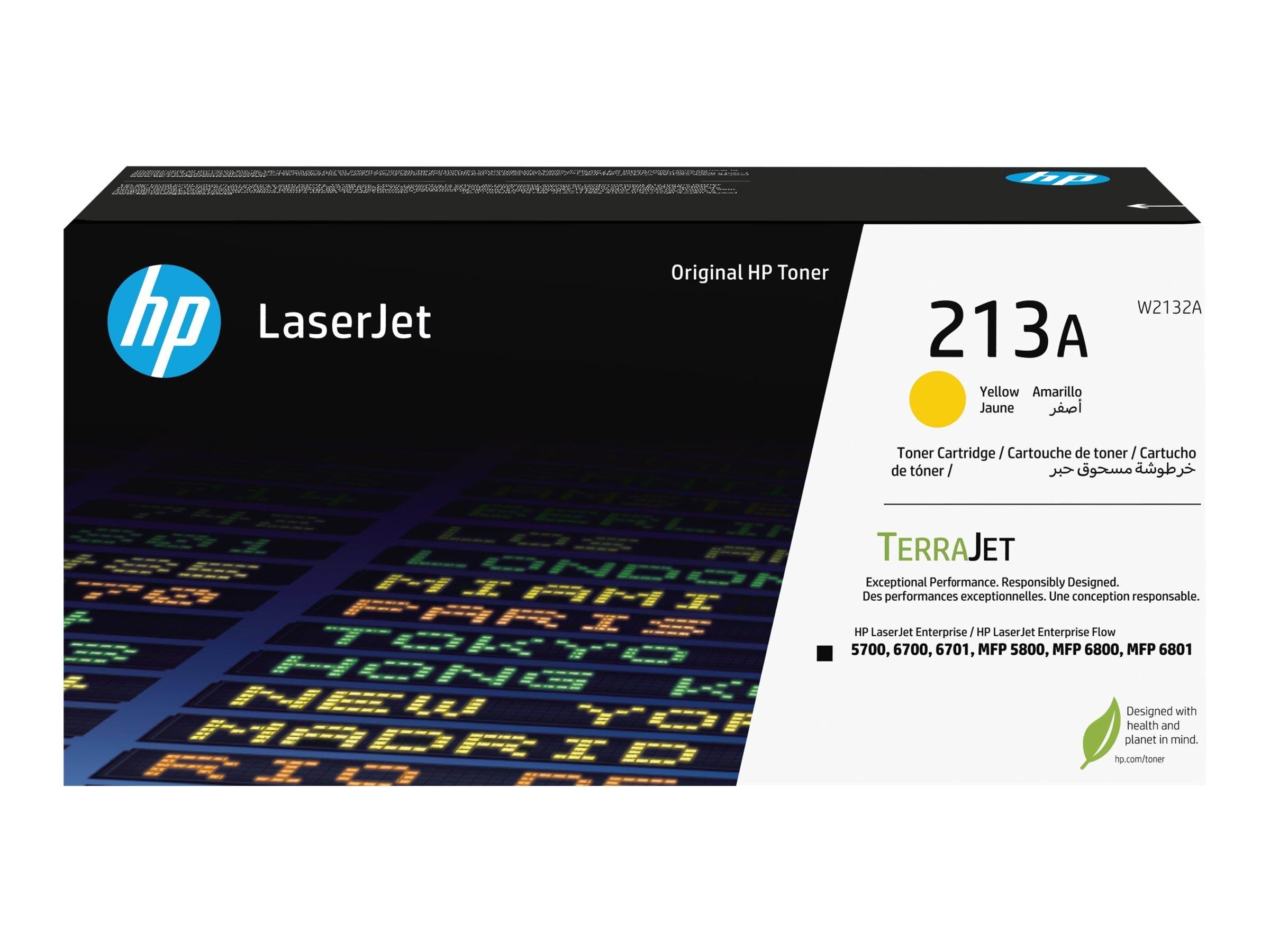 HP 213a / W2132a - Yellow Toner - Druckerzubehoer Tinte Toner Cyan