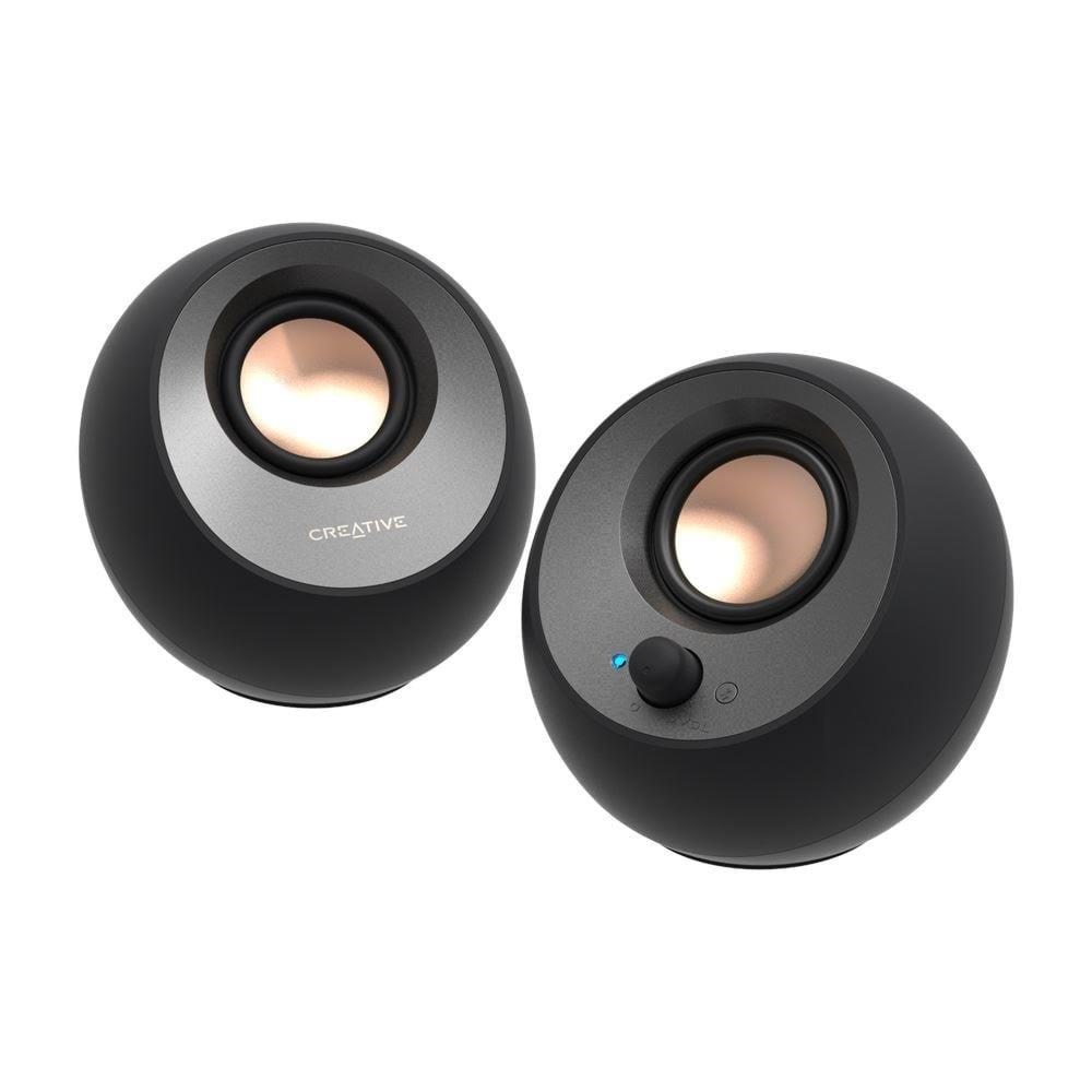 Creative Pebble V3 - Black - Bluetooth - 2.0 Pc-lautsprecher - Schwarz - Lautsprecher Computer 51mf1700aa000