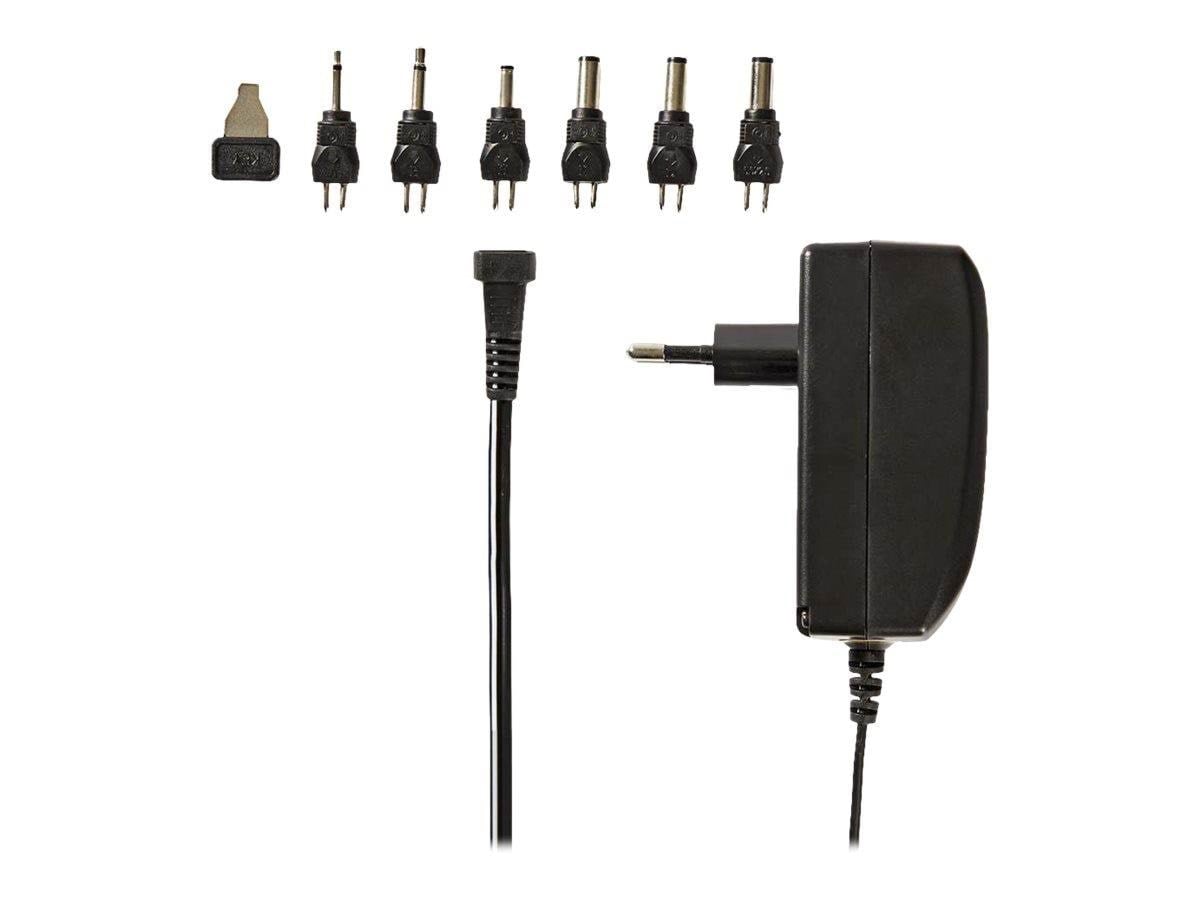 Nedis Universal AC Power Adapter - 24 W | 9 - 24 V DC | 1.80 m | 1.0 A - 1.5 A A | 6 Plug(s) - Handys Adapter Und Ladegeraete