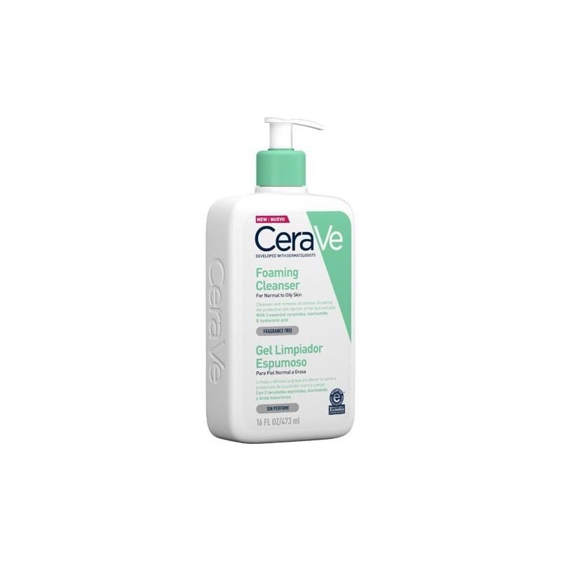 Cerave Foaming Cleanser 473ml - Normal to Oily Skin - Gesichtspflege 3337875597357
