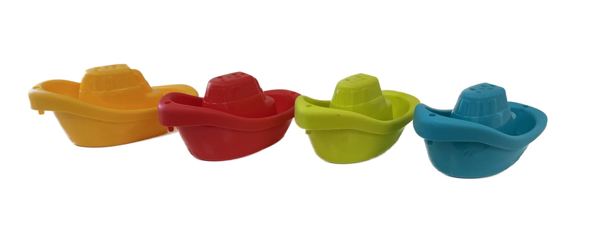 Happy Baby Bath Time Boats 4-pack - Baby Spielzeug 502205