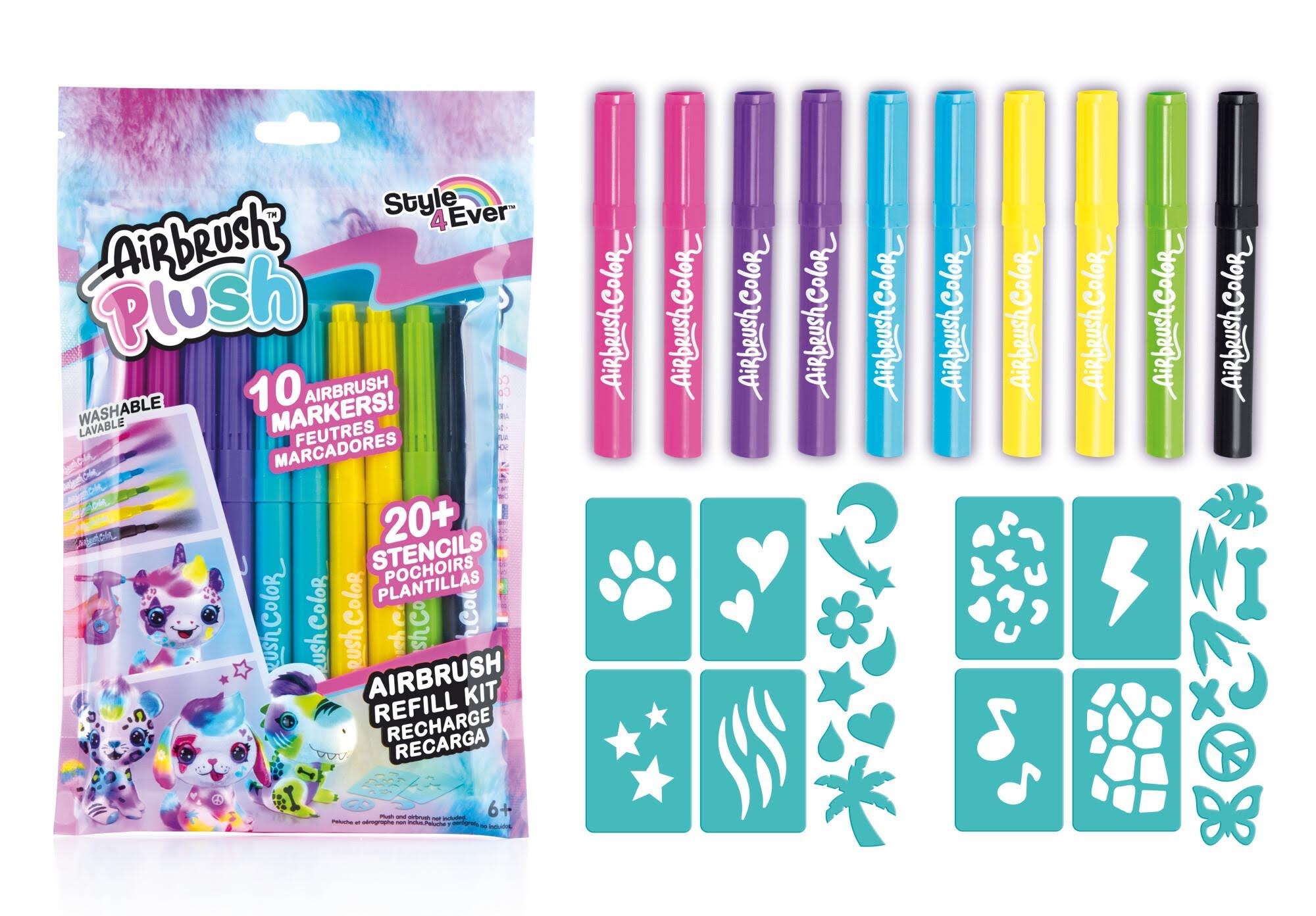 Airbrush Plush Refill Kit 10 Pens - Figuren