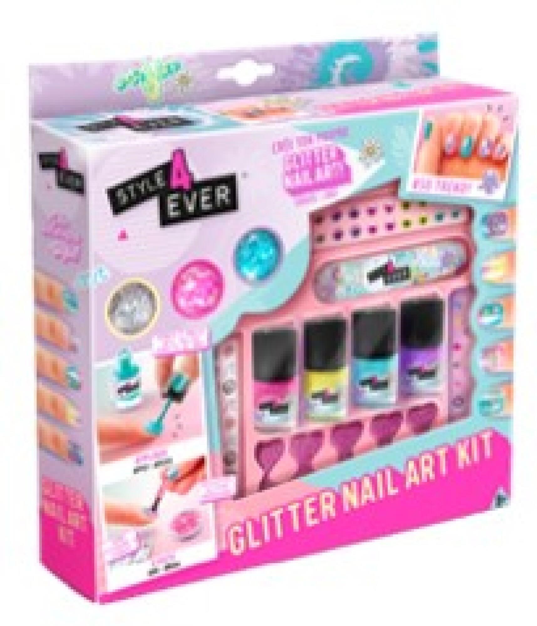 Style 4 Ever Glitter Nail Art Kit - Kreativ Spiele 194