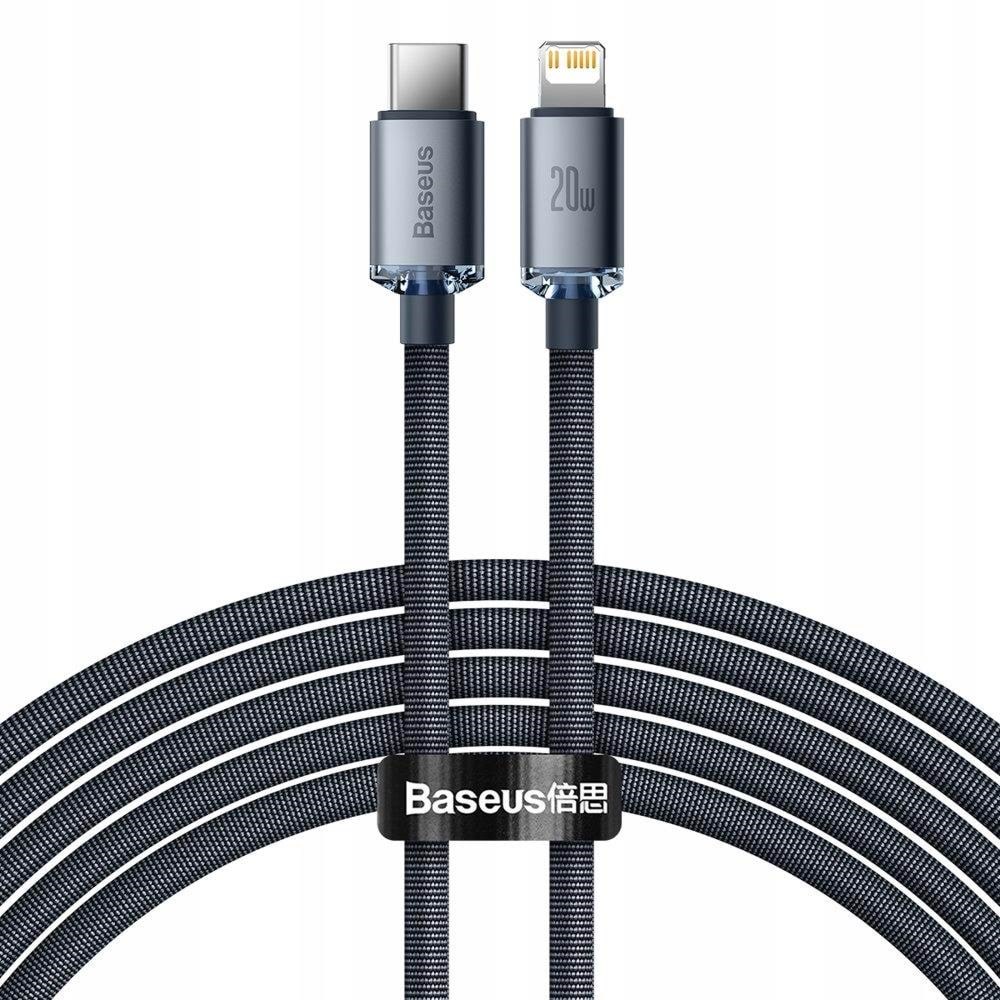 Baseus Crystal Shine Cable Usb-c to Lightning 20w PD 2m (Black) - Usb Kabel