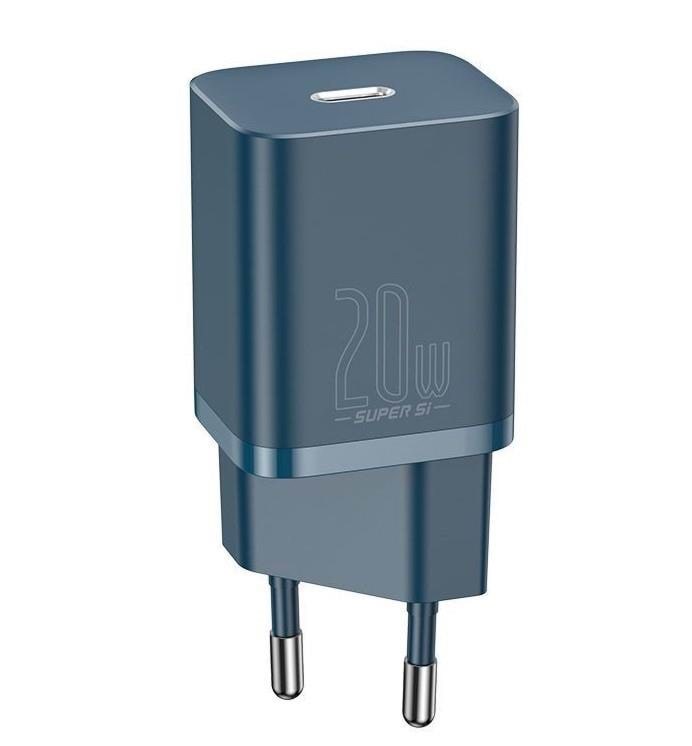 Baseus Super Si Quick Charger 1C 20w (Blue) - Handys Adapter Und Ladegeraete
