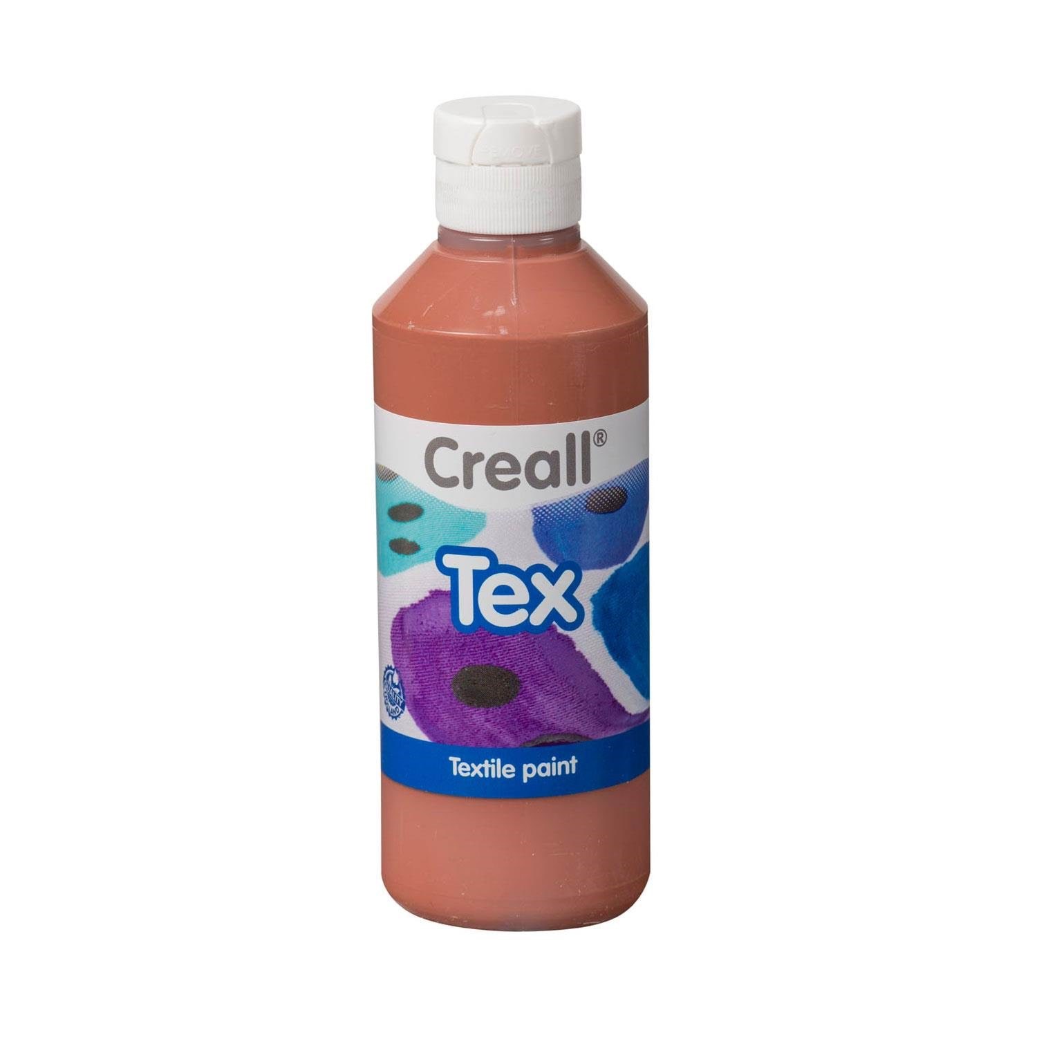 Creall Fabric Paint Brown 250ml - Kreativ Spiele