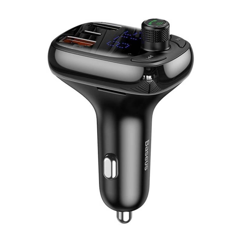 Baseus Car Bluetooth Mp3 Player T Shaped S-13 Black OS - Handys Anderes Zubehoer Ccmt000101