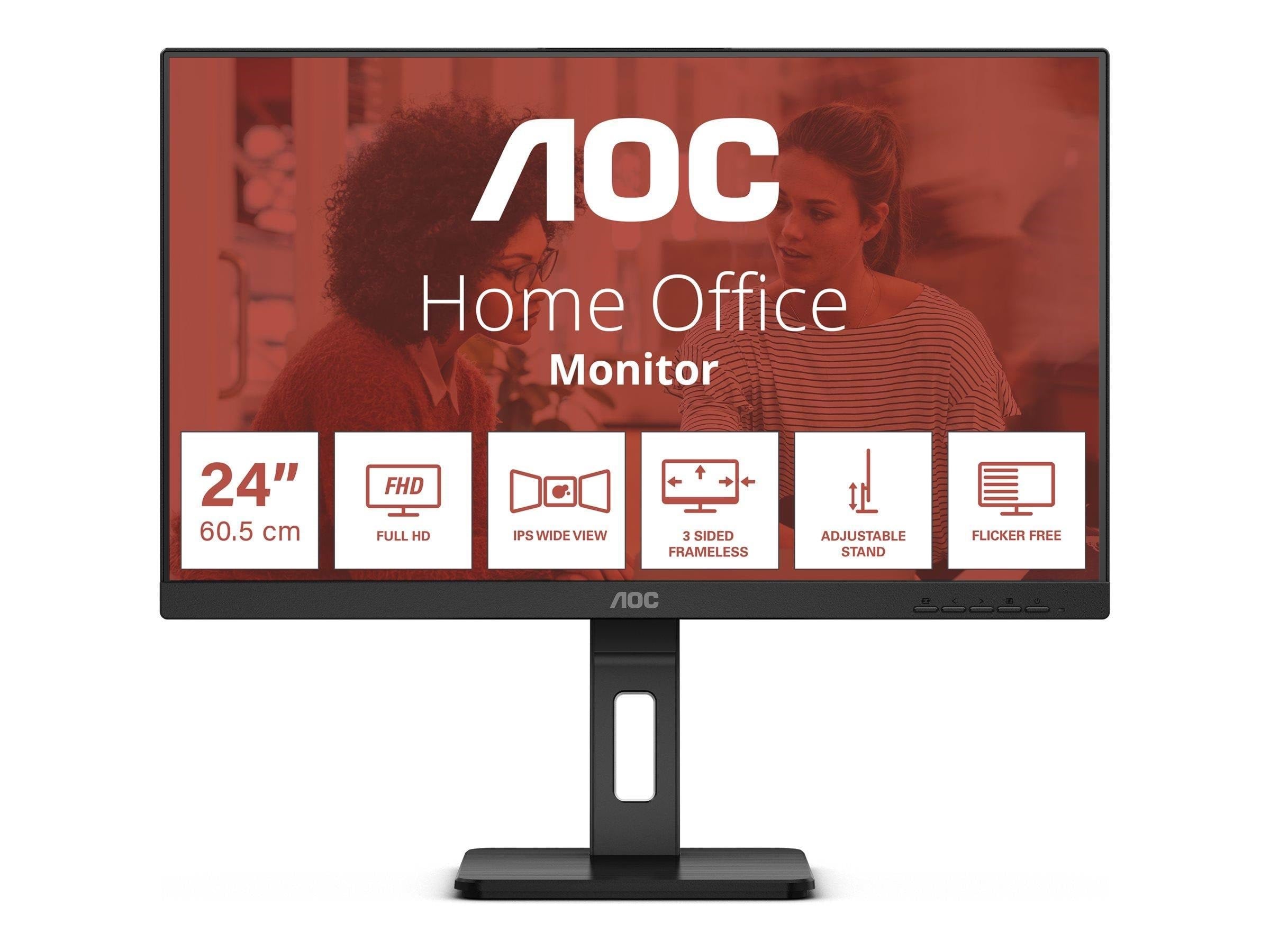 24" Aoc 24e3qaf - 1920x1080 (Fhd) - 75hz - Ips - Bildschirm