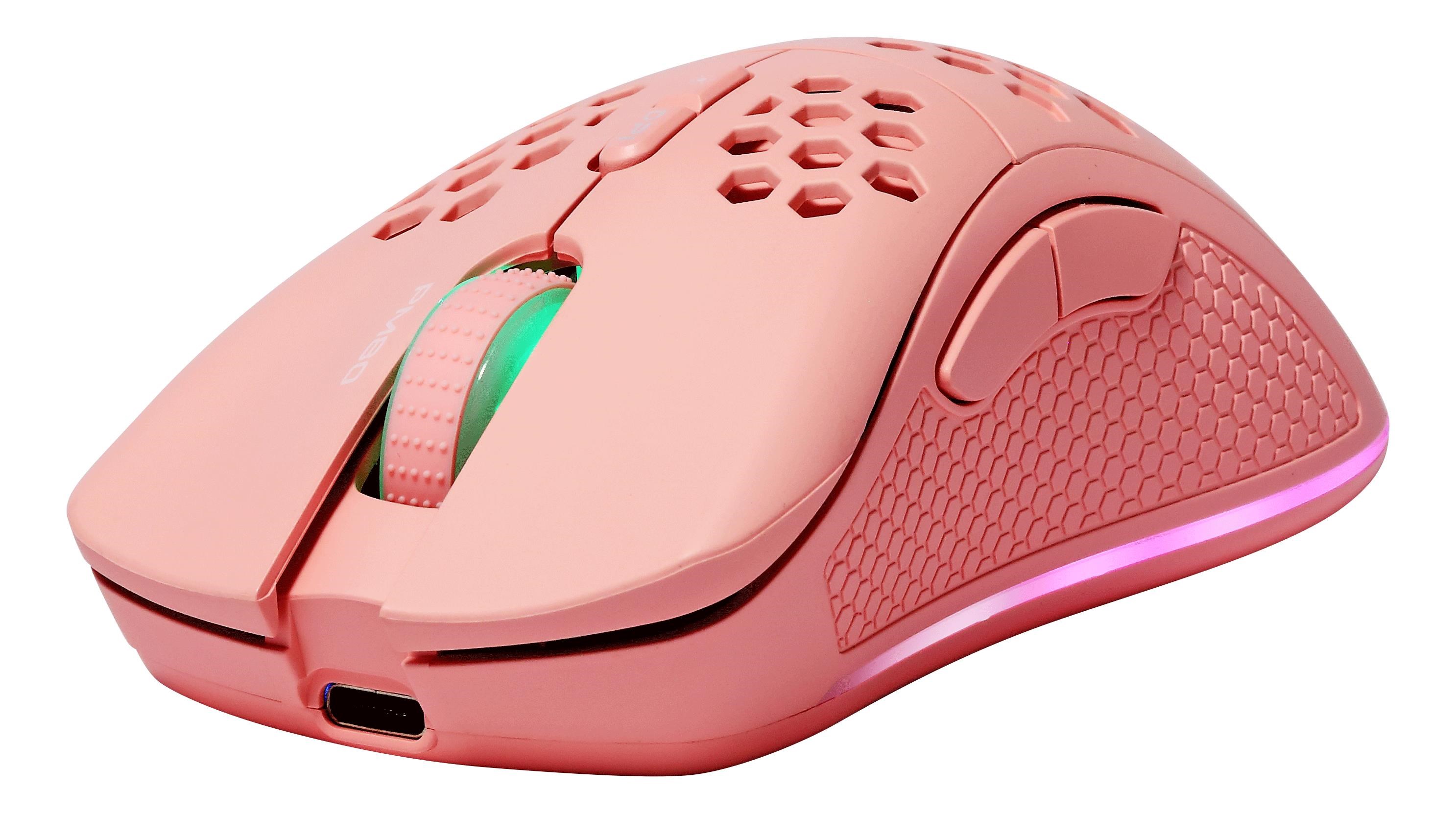 Deltaco Gaming Pm80 Lightweight Wireless - (Pink) - Maus